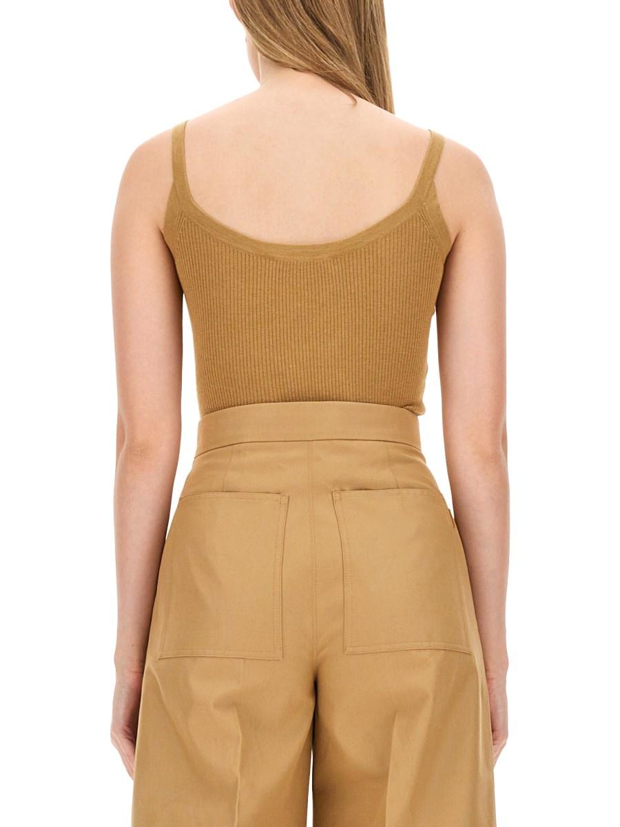 MAX MARA TOP GALLURA IN MISTO CASHMERE