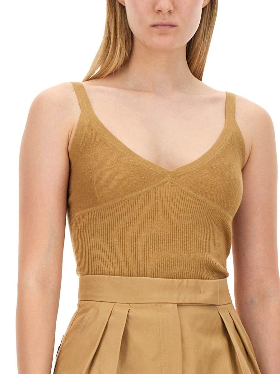 MAX MARA TOP GALLURA IN MISTO CASHMERE
