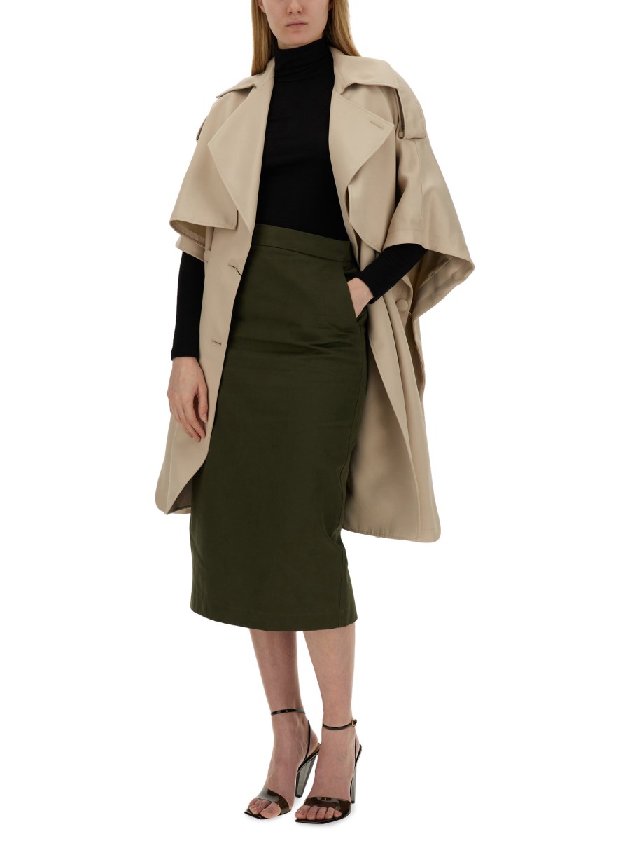 MAX MARA TRENCH "CANNONE" CON MANICA CORTA
