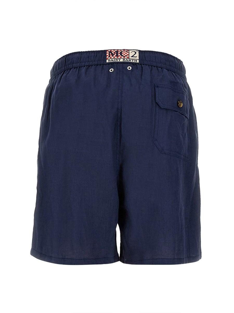 MC2 SAINT BARTH COSTUME DA BAGNO IN LINO