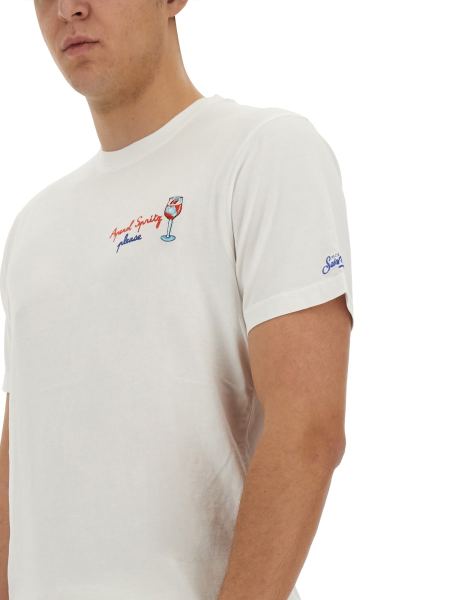MC2 SAINT BARTH T-SHIRT IN COTONE