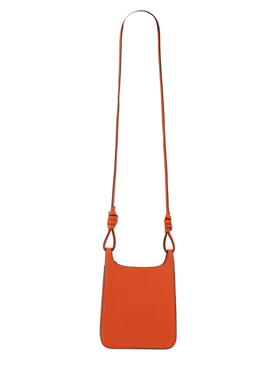 MCM BORSA HOBO "HIMMEL" IN PELLE CON LOGO IN RILIEVO