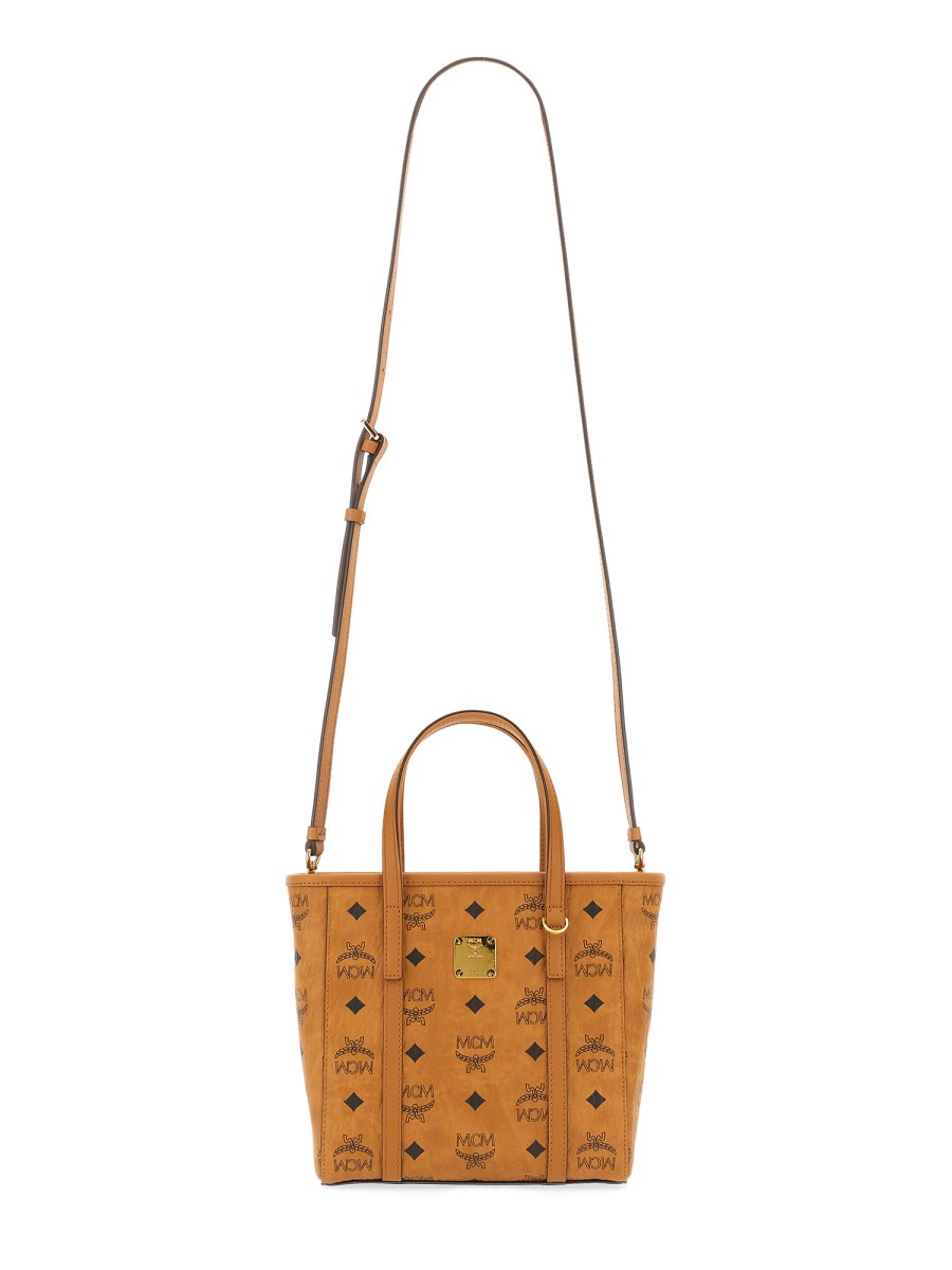 MCM BORSA SHOPPER AREN MINI IN VISETOS