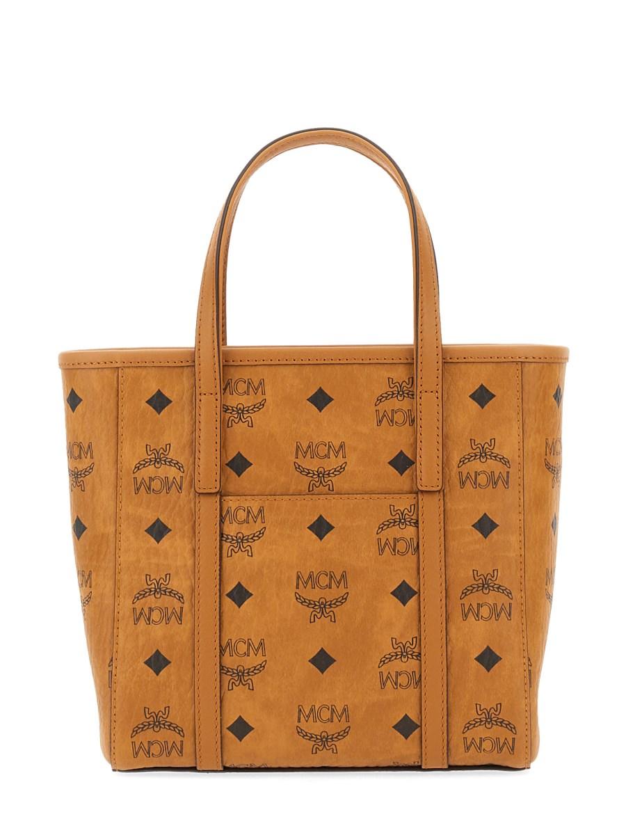 MCM BORSA SHOPPER AREN MINI IN VISETOS