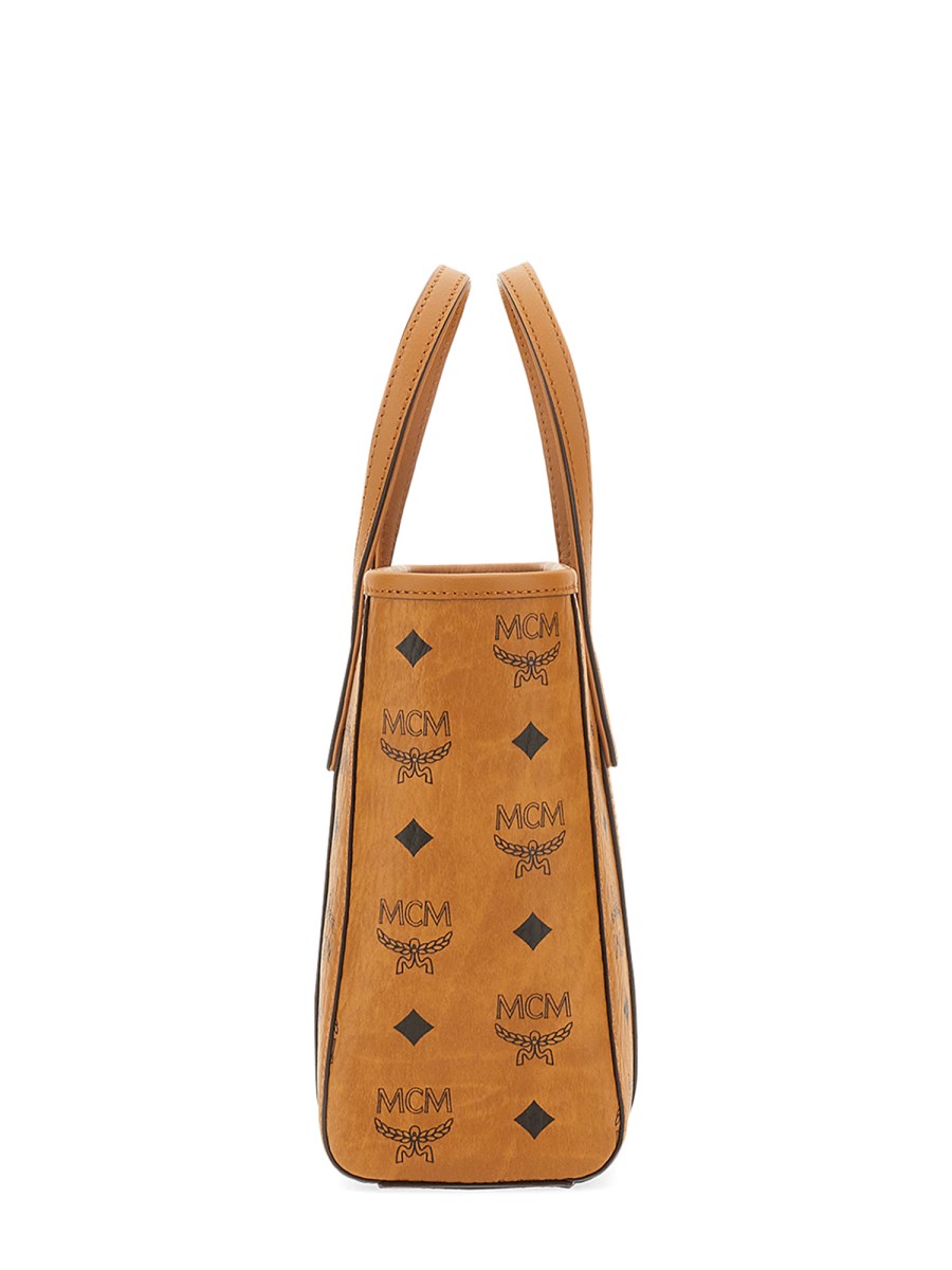 MCM BORSA SHOPPER AREN MINI IN VISETOS