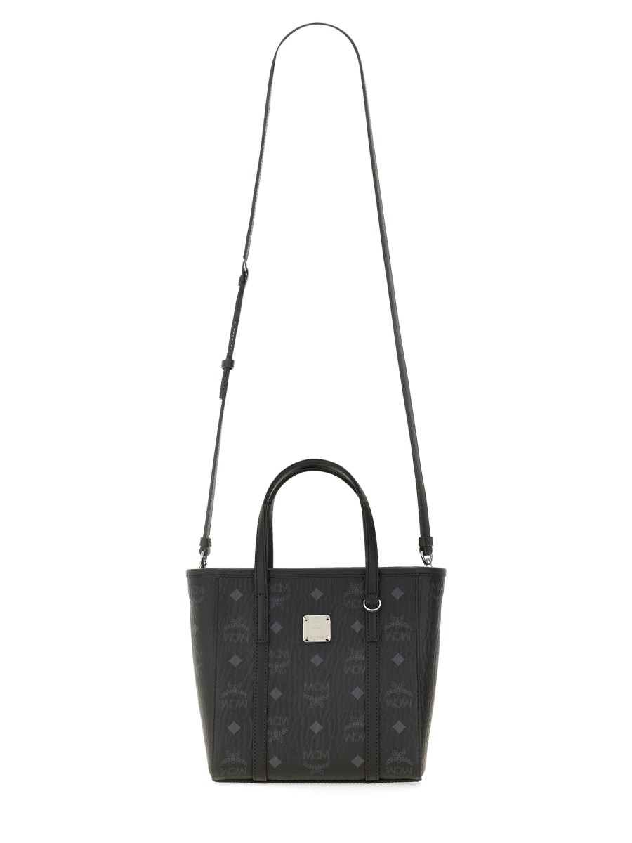 MCM BORSA SHOPPER TONI MINI IN VISETOS CON TOP-ZIP