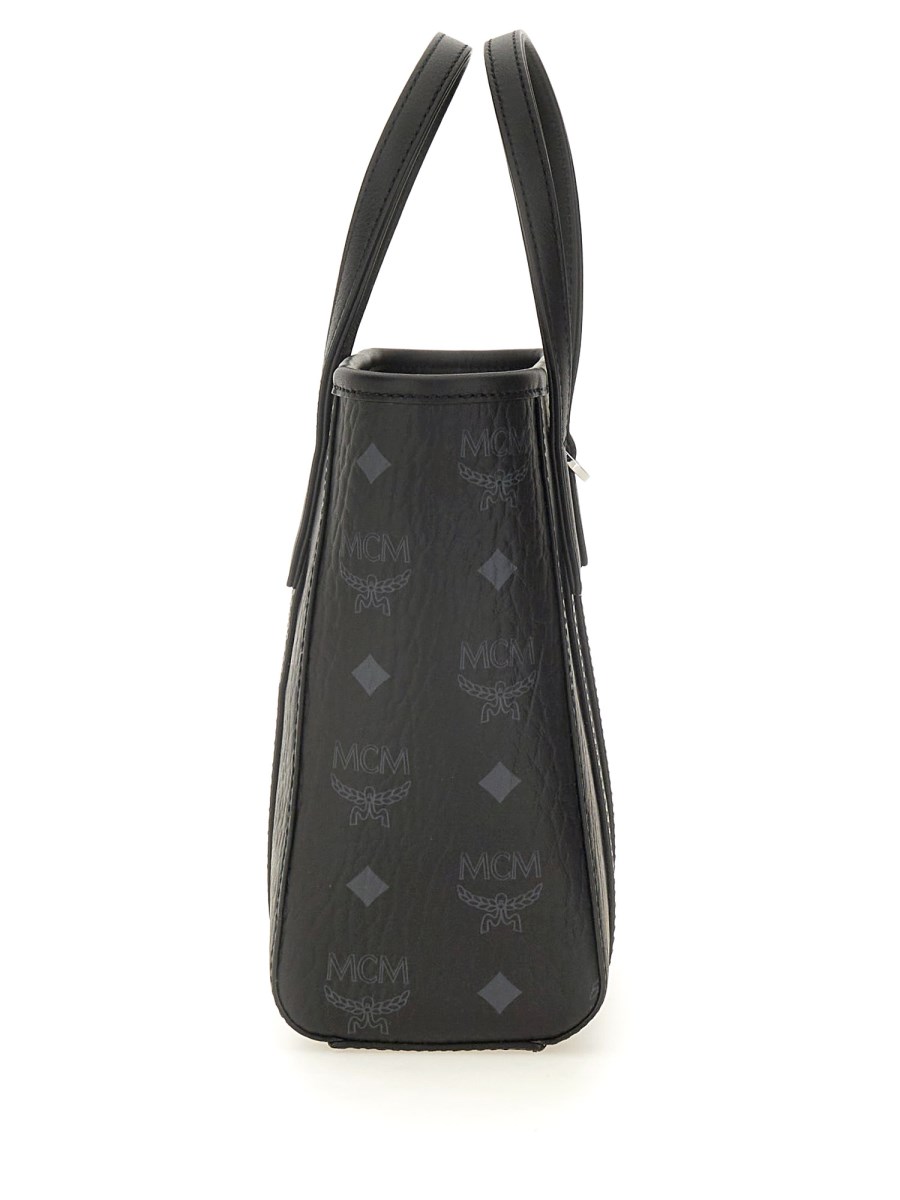 MCM BORSA SHOPPER TONI MINI IN VISETOS CON TOP-ZIP