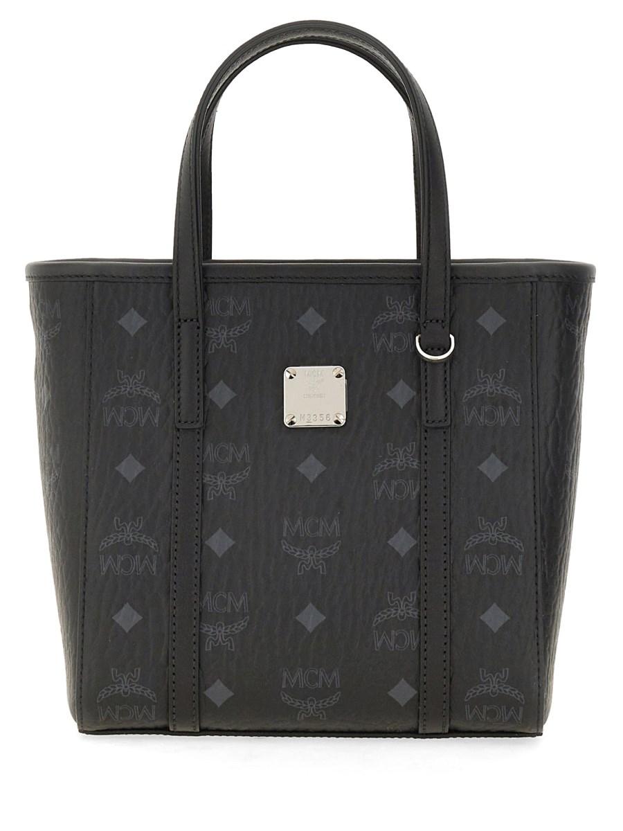MCM BORSA SHOPPER TONI MINI IN VISETOS CON TOP-ZIP