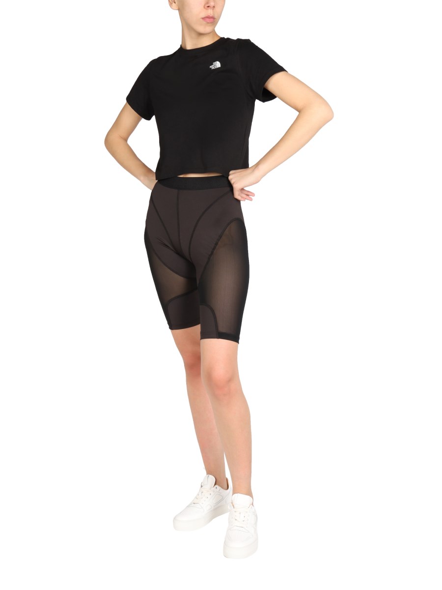 MCQ BERMUDA CICLISTA IN NYLON CON LOGO