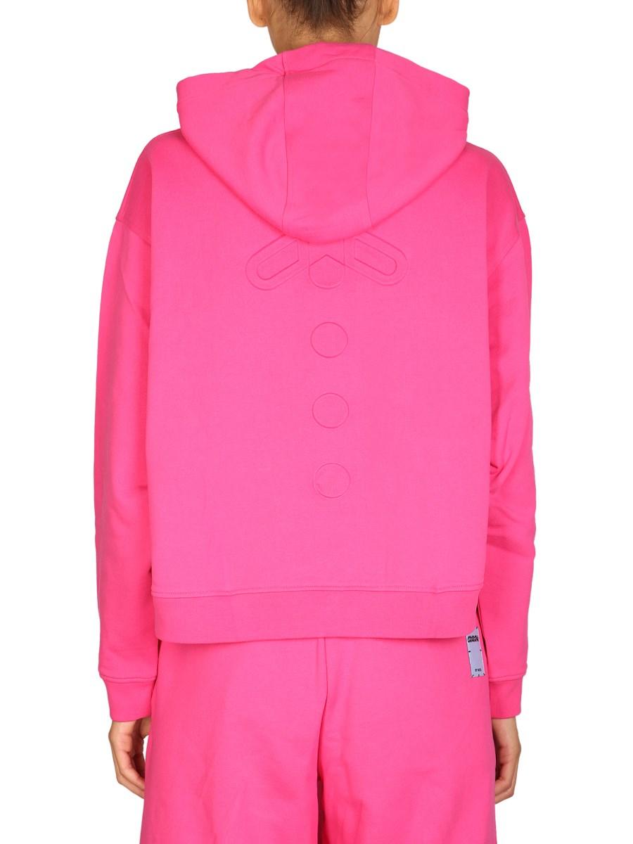 MCQ FELPA IN COTONE CON CAPPUCCIO