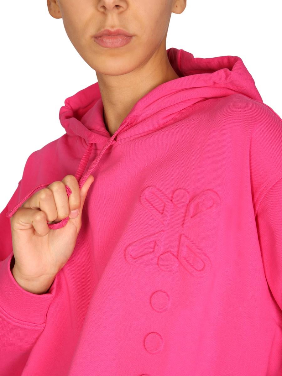 MCQ FELPA IN COTONE CON CAPPUCCIO