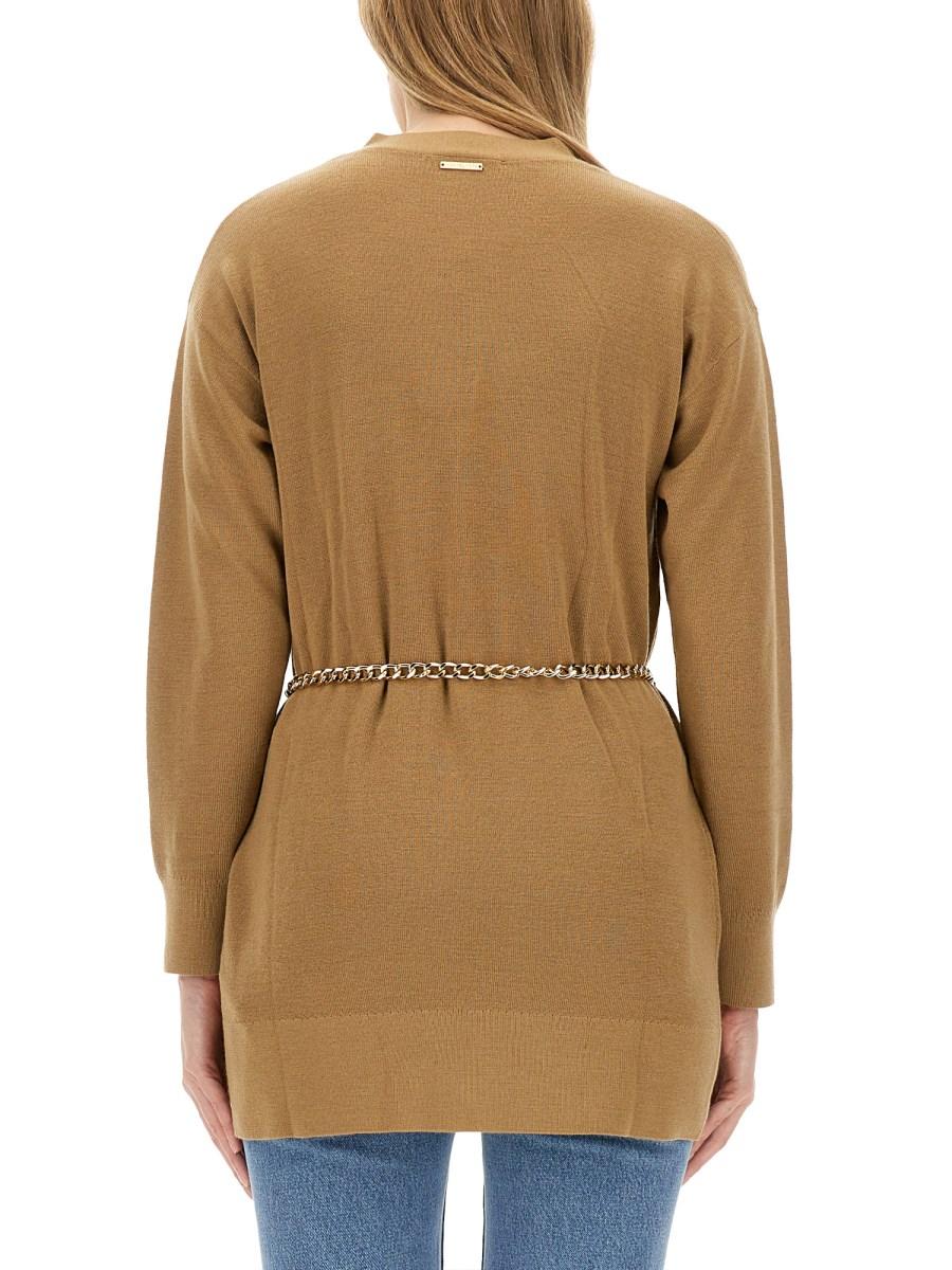 MICHAEL BY MICHAEL KORS CARDIGAN CON CINTURA