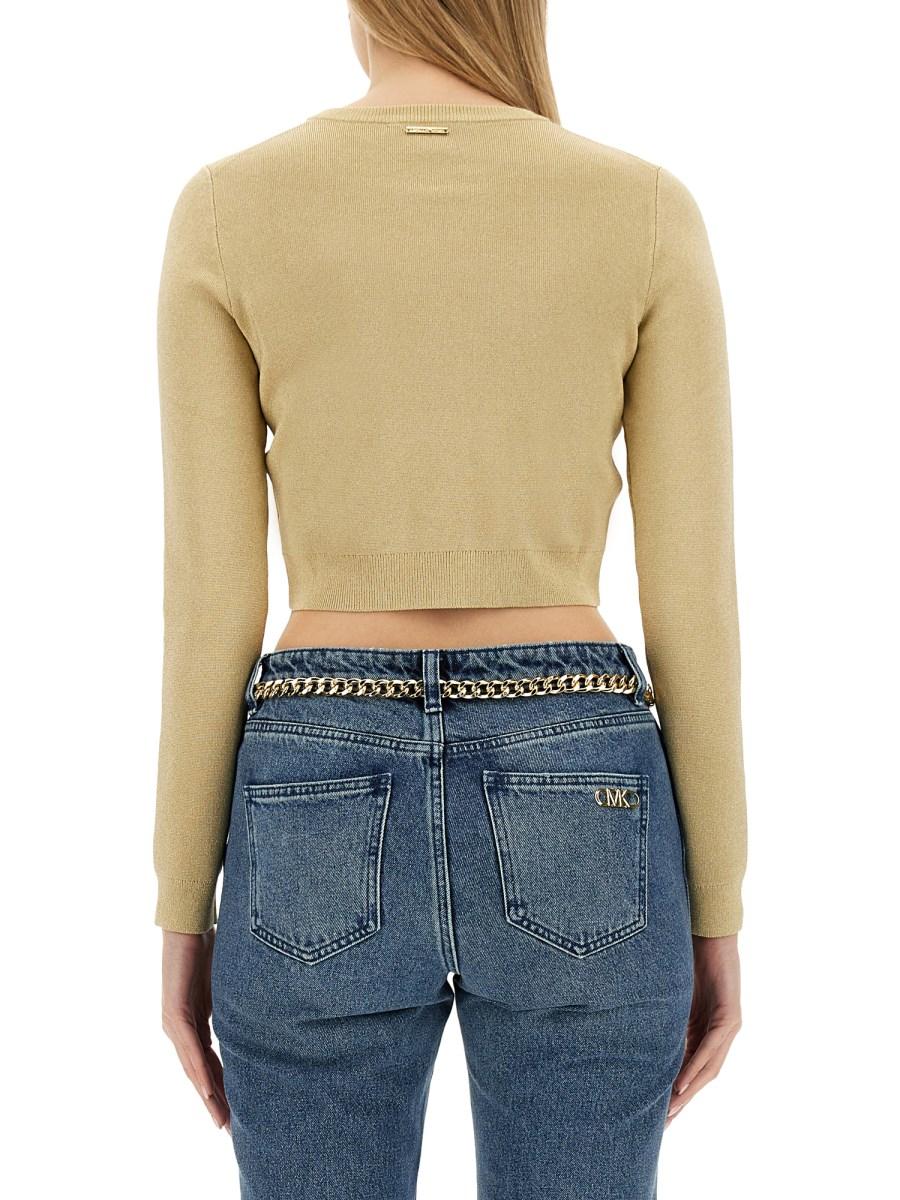 MICHAEL BY MICHAEL KORS CARDIGAN CON ZIP IN MAGLIA