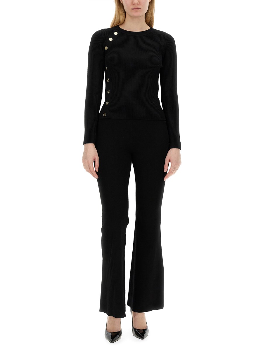 MICHAEL BY MICHAEL KORS MAGLIA CON LOGO IN VISCOSA