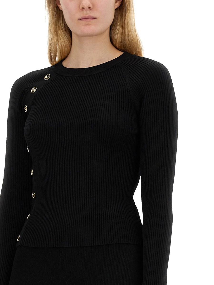 MICHAEL BY MICHAEL KORS MAGLIA CON LOGO IN VISCOSA