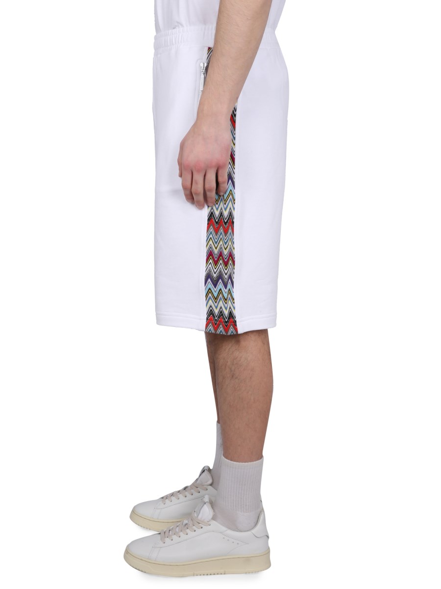 MISSONI BERMUDA IN FELPA DI COTONE