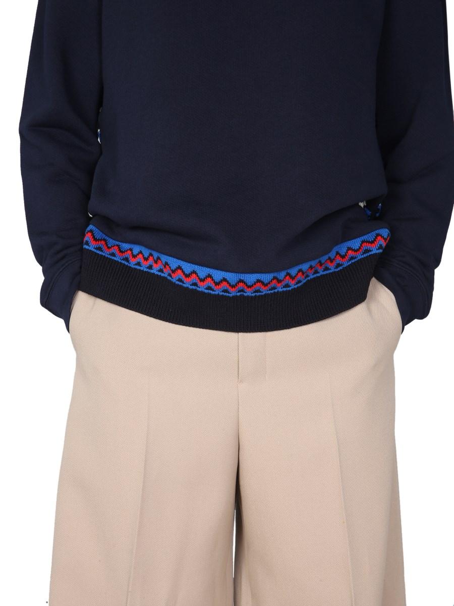MISSONI FELPA IN COTONE CON RICAMO LOGO