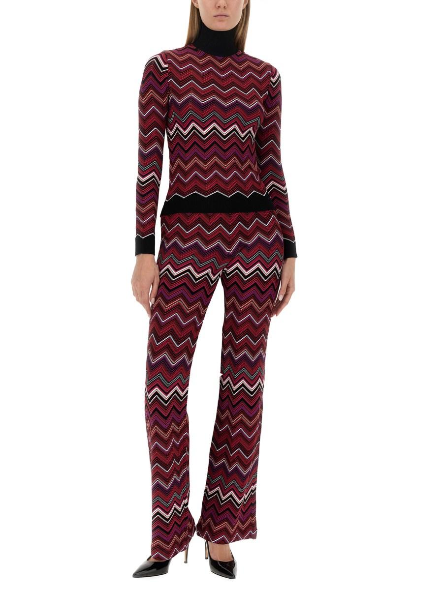 MISSONI MAGLIA IN VISCOSA CON LAVORAZIONE CHEVRON