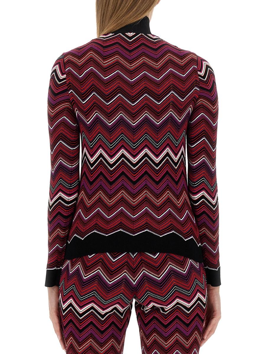 MISSONI MAGLIA IN VISCOSA CON LAVORAZIONE CHEVRON