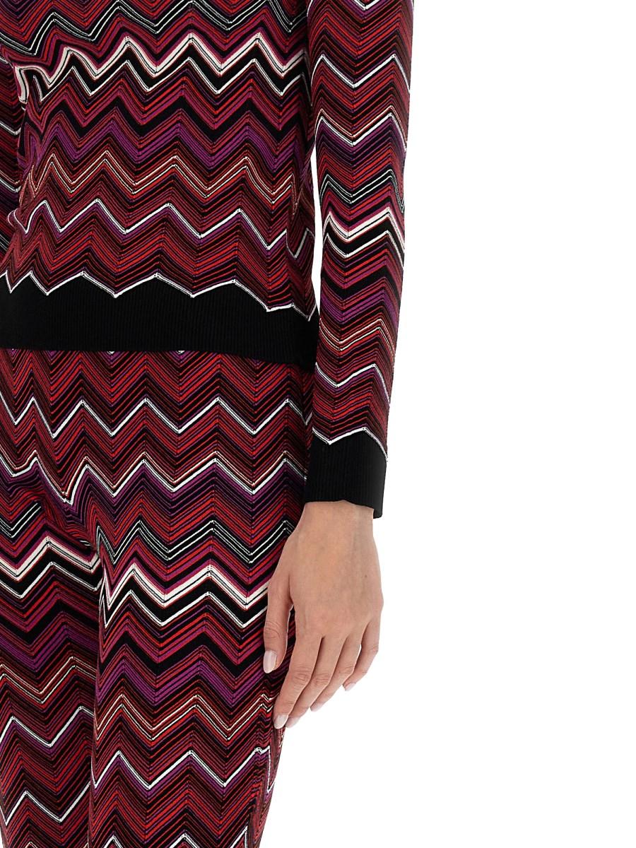 MISSONI MAGLIA IN VISCOSA CON LAVORAZIONE CHEVRON