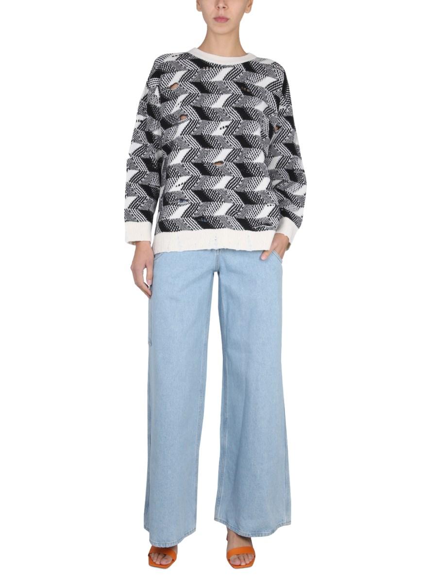 MISSONI MAGLIA JACQUARD IN LANA