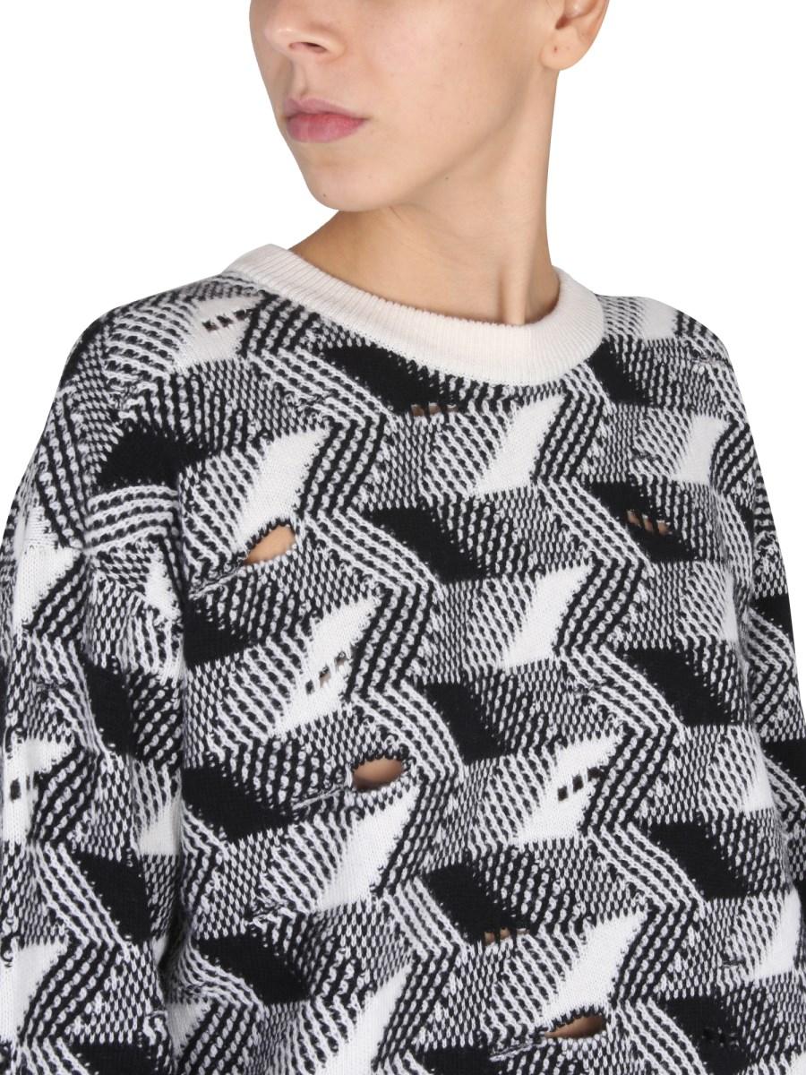 MISSONI MAGLIA JACQUARD IN LANA