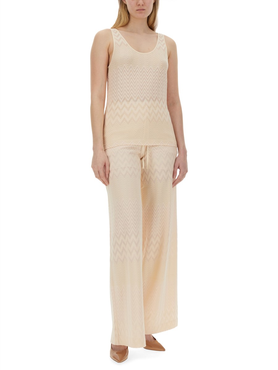 MISSONI PANTALONE WIDE LEG