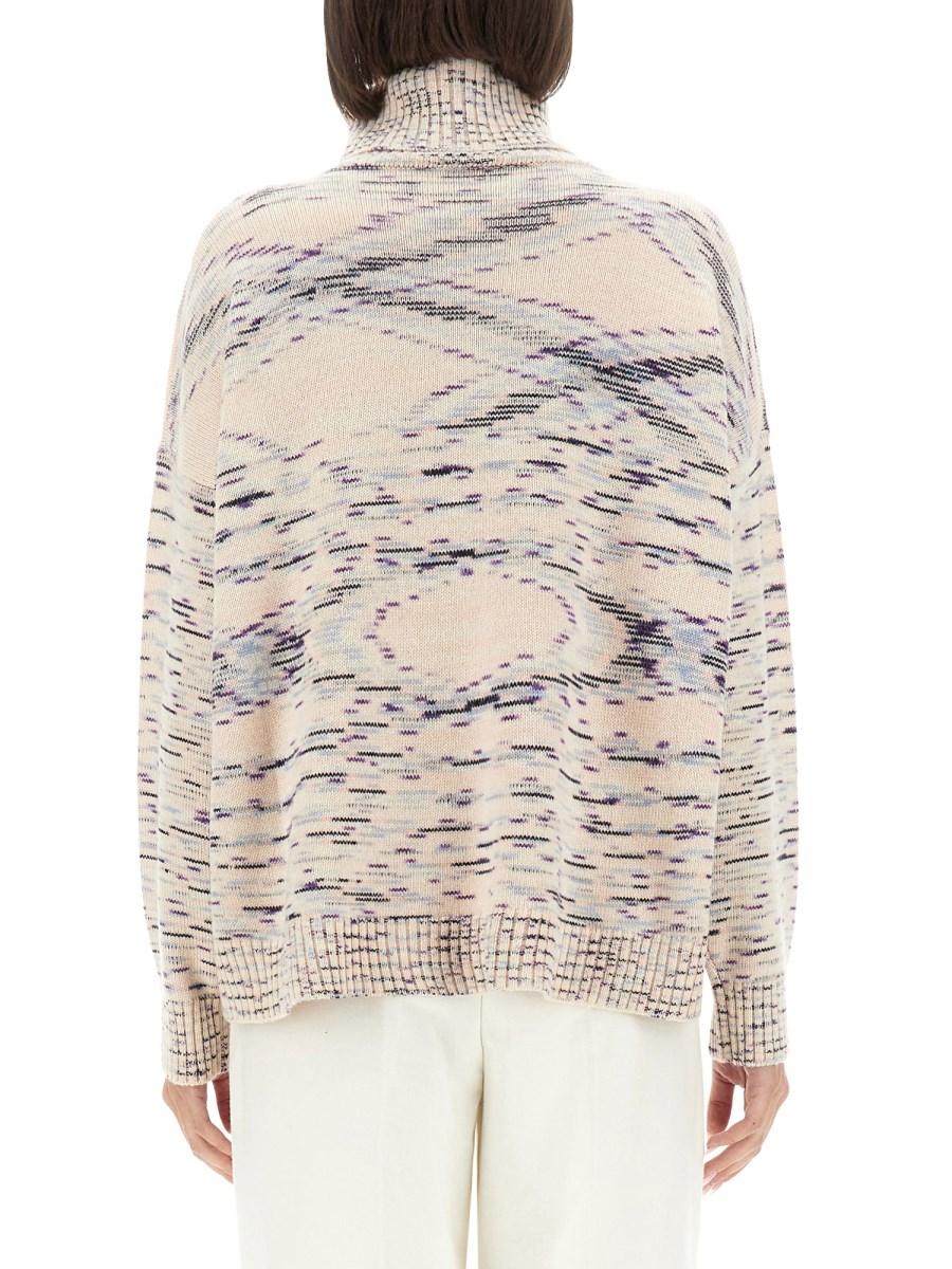 MISSONI PULLOVER A COLLO ALTO IN CACHEMIRE