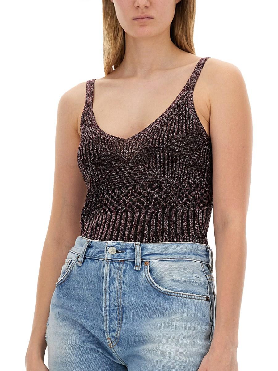 MISSONI TANK TOP IN MISTO VISCOSA