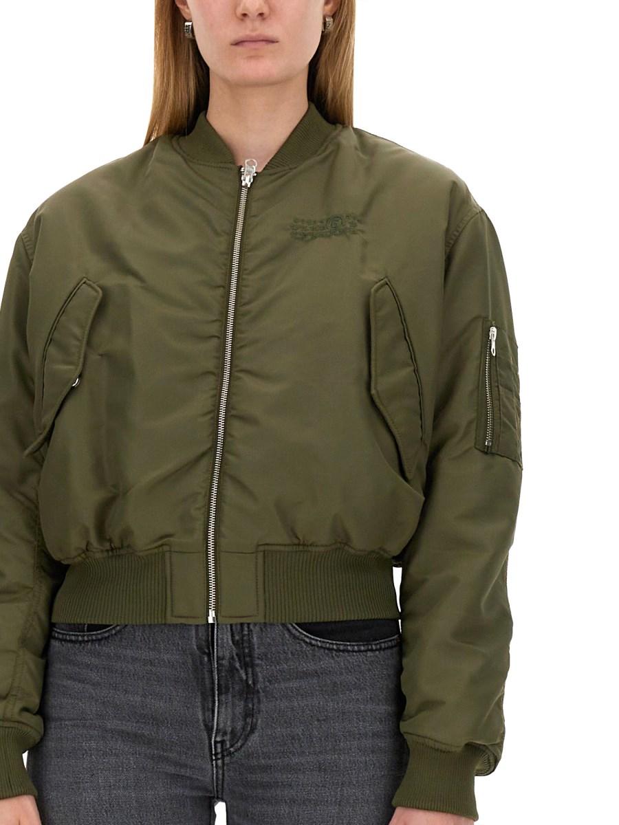 MM6 MAISON MARGIELA BOMBER CON LOGO