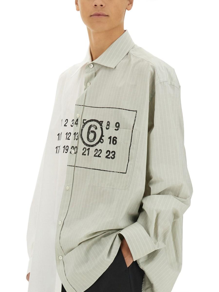 MM6 MAISON MARGIELA CAMICIA CON STAMPA