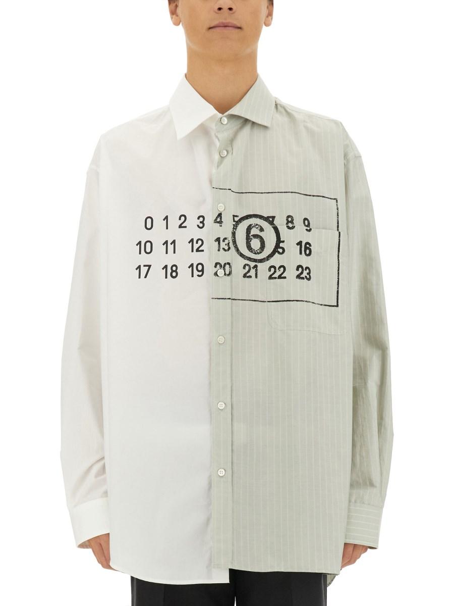 MM6 MAISON MARGIELA CAMICIA CON STAMPA