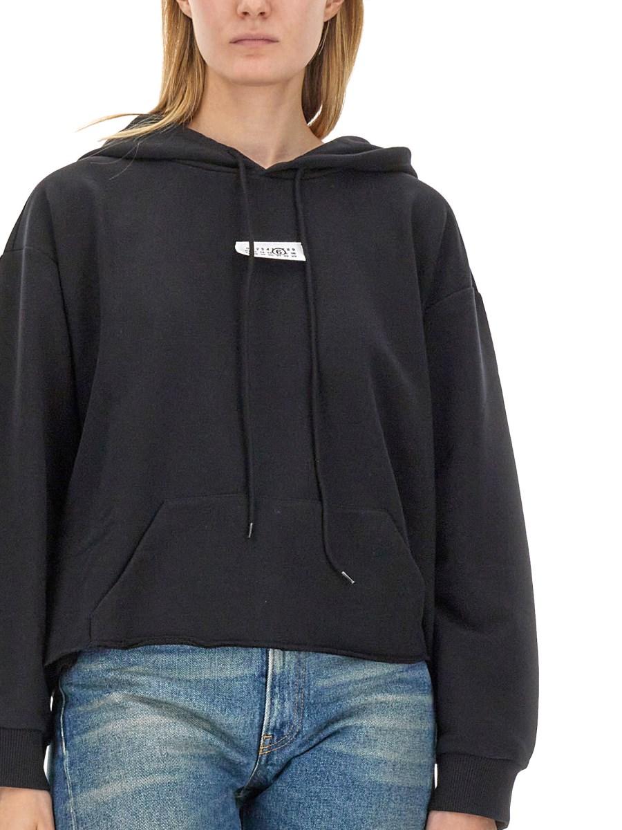 MM6 MAISON MARGIELA FELPA CON CAPPUCCIO