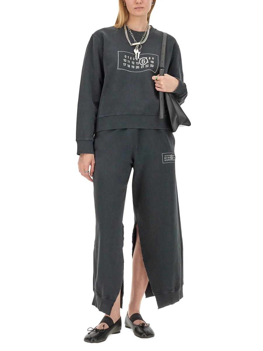 MM6 MAISON MARGIELA FELPA CON STAMPA