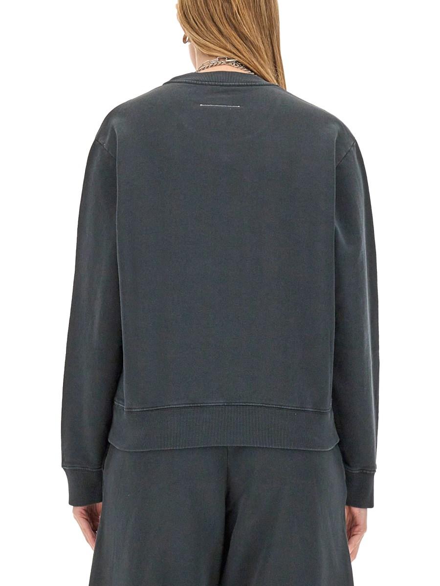 MM6 MAISON MARGIELA FELPA CON STAMPA