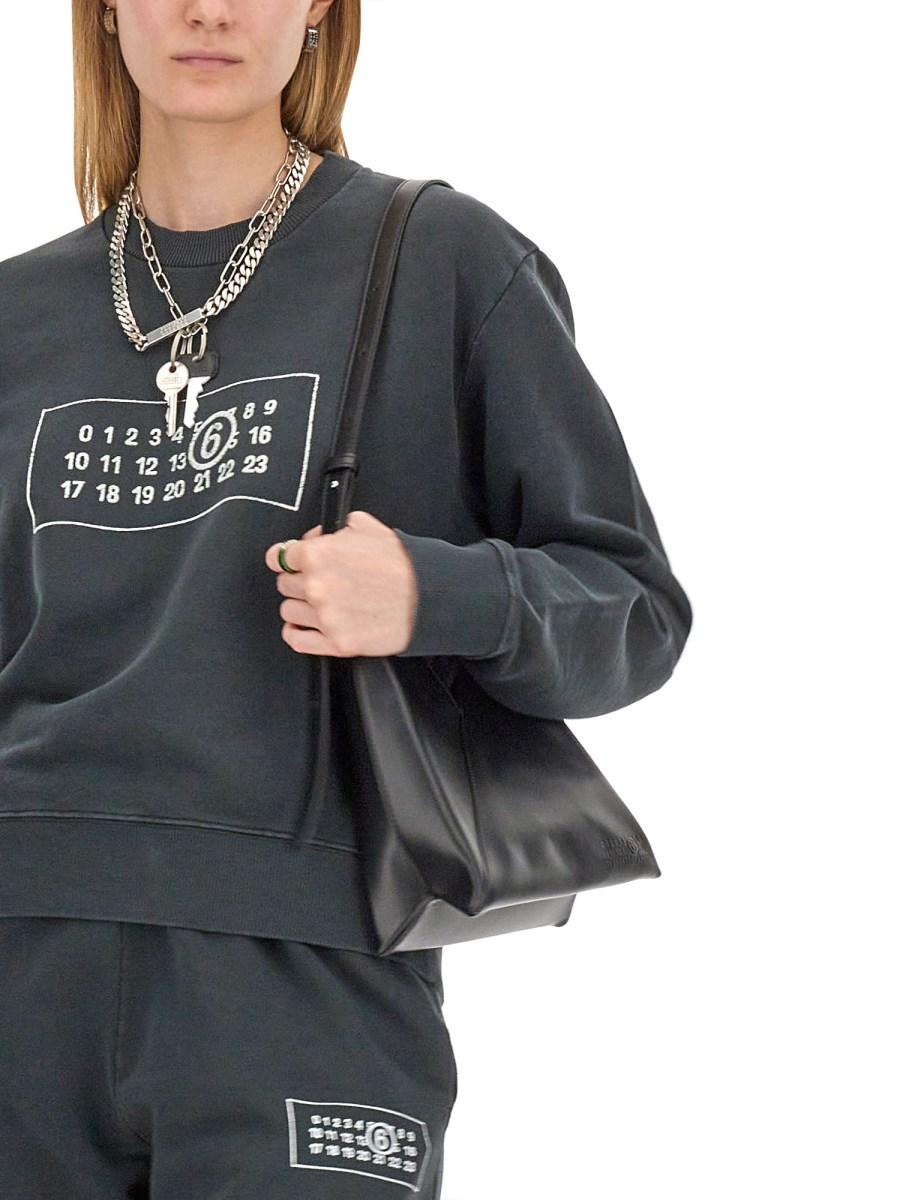 MM6 MAISON MARGIELA FELPA CON STAMPA