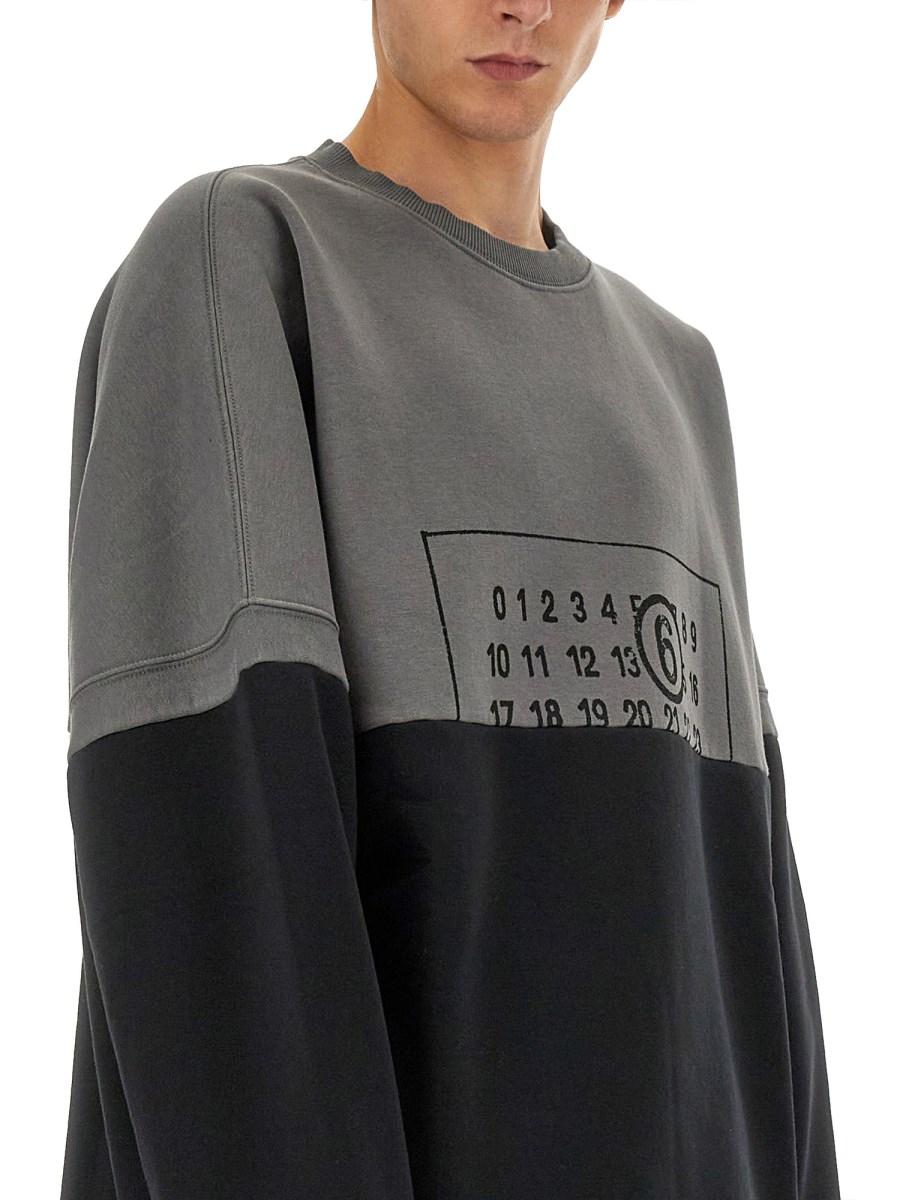 MM6 MAISON MARGIELA FELPA CON STAMPA