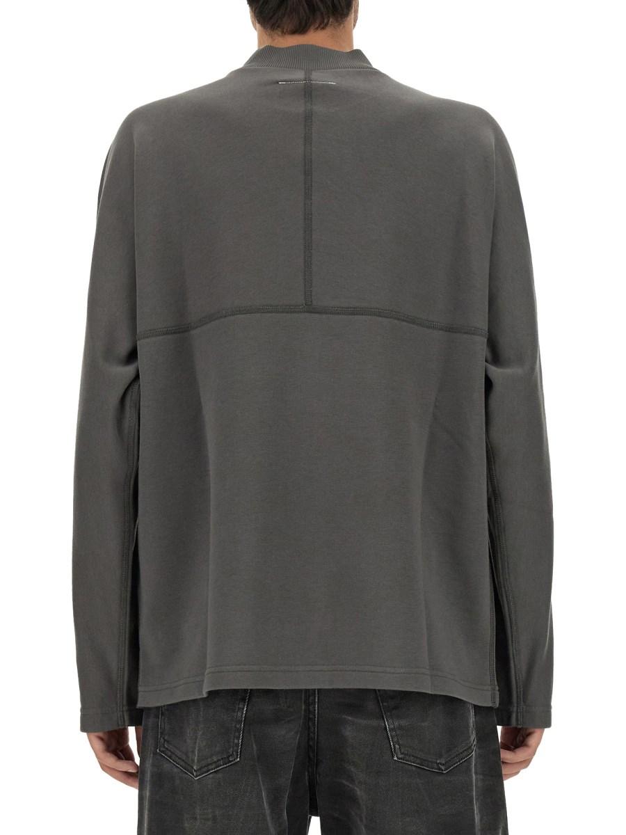 MM6 MAISON MARGIELA FELPA IN COTONE CON LOGO