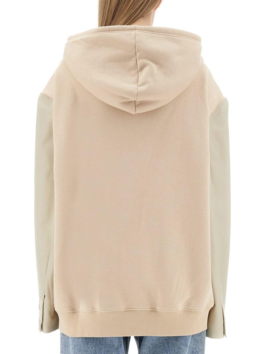 MM6 MAISON MARGIELA FELPA IN COTONE CON LOGO