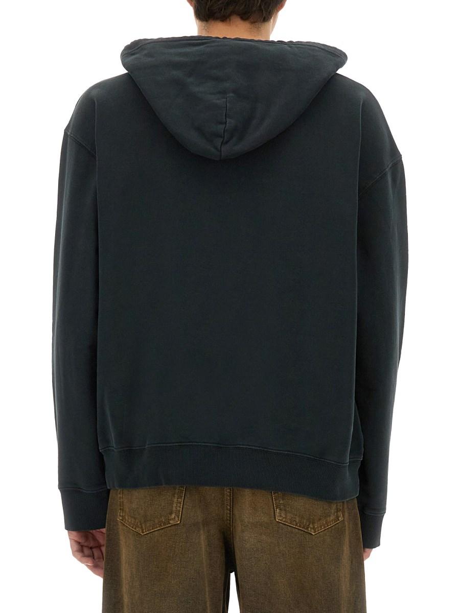 MM6 MAISON MARGIELA FELPA IN JERSEY CON CAPPUCCIO