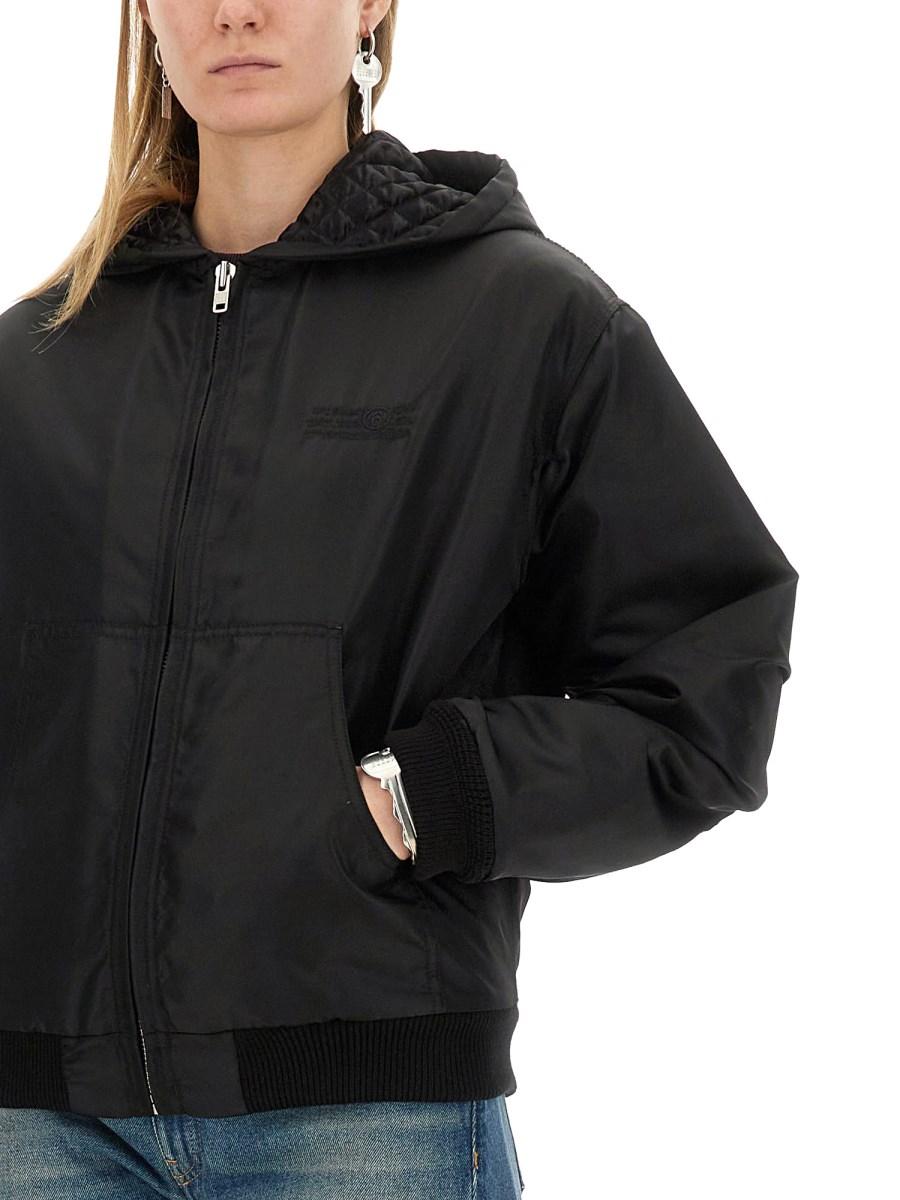 MM6 MAISON MARGIELA GIACCA CON CAPPUCCIO