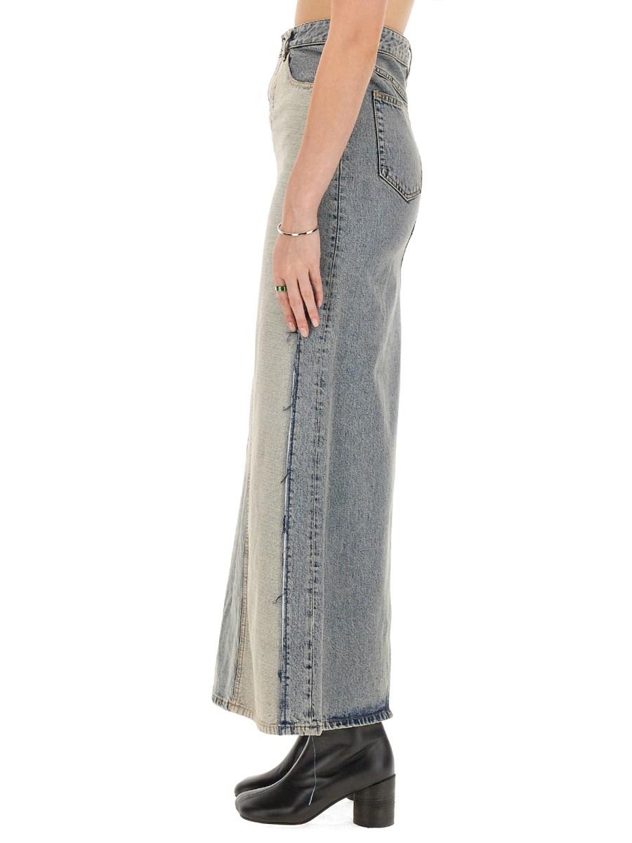 MM6 MAISON MARGIELA GONNA LUNGA IN DENIM