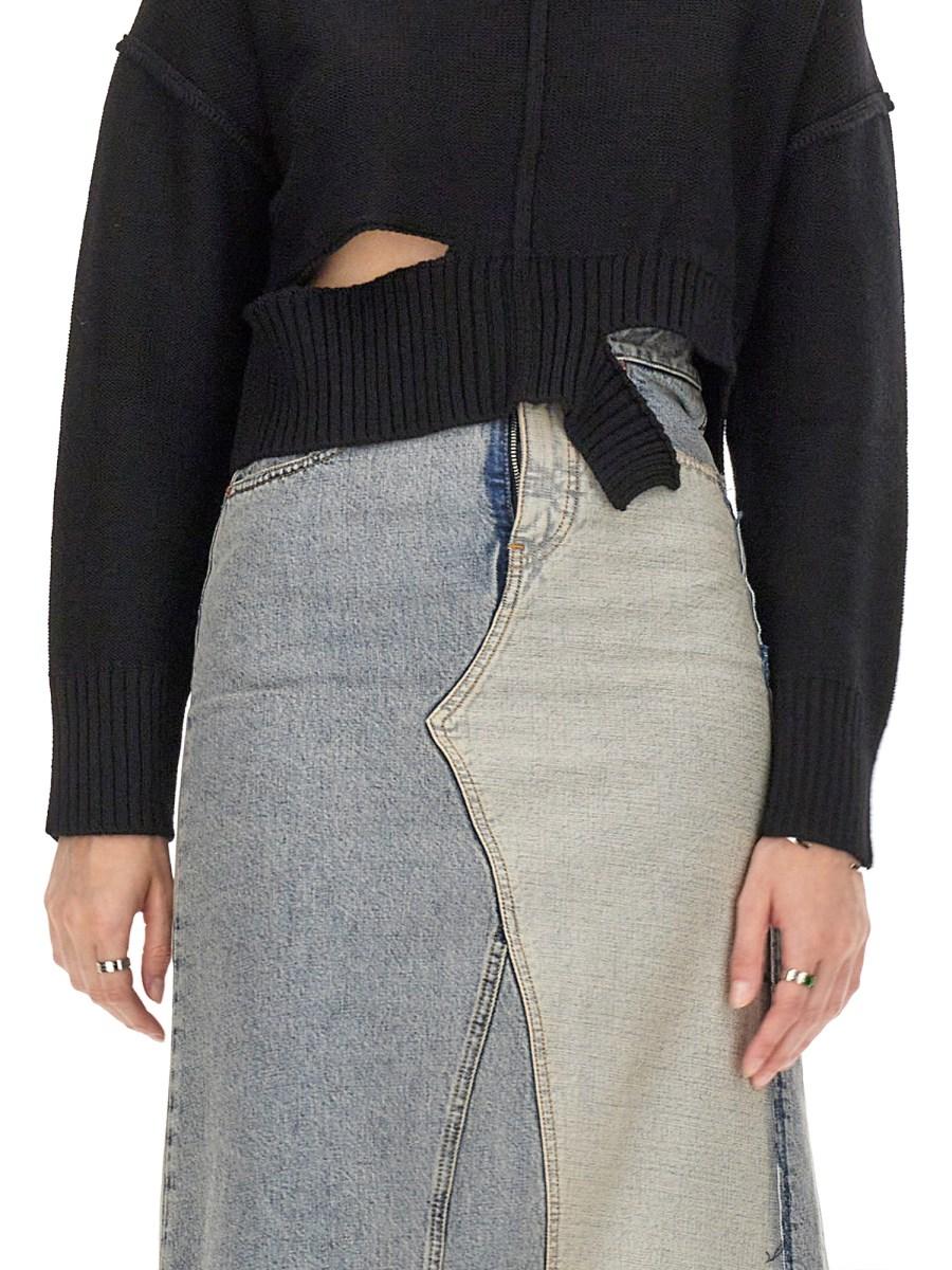 MM6 MAISON MARGIELA MAGLIA DISTRESSED