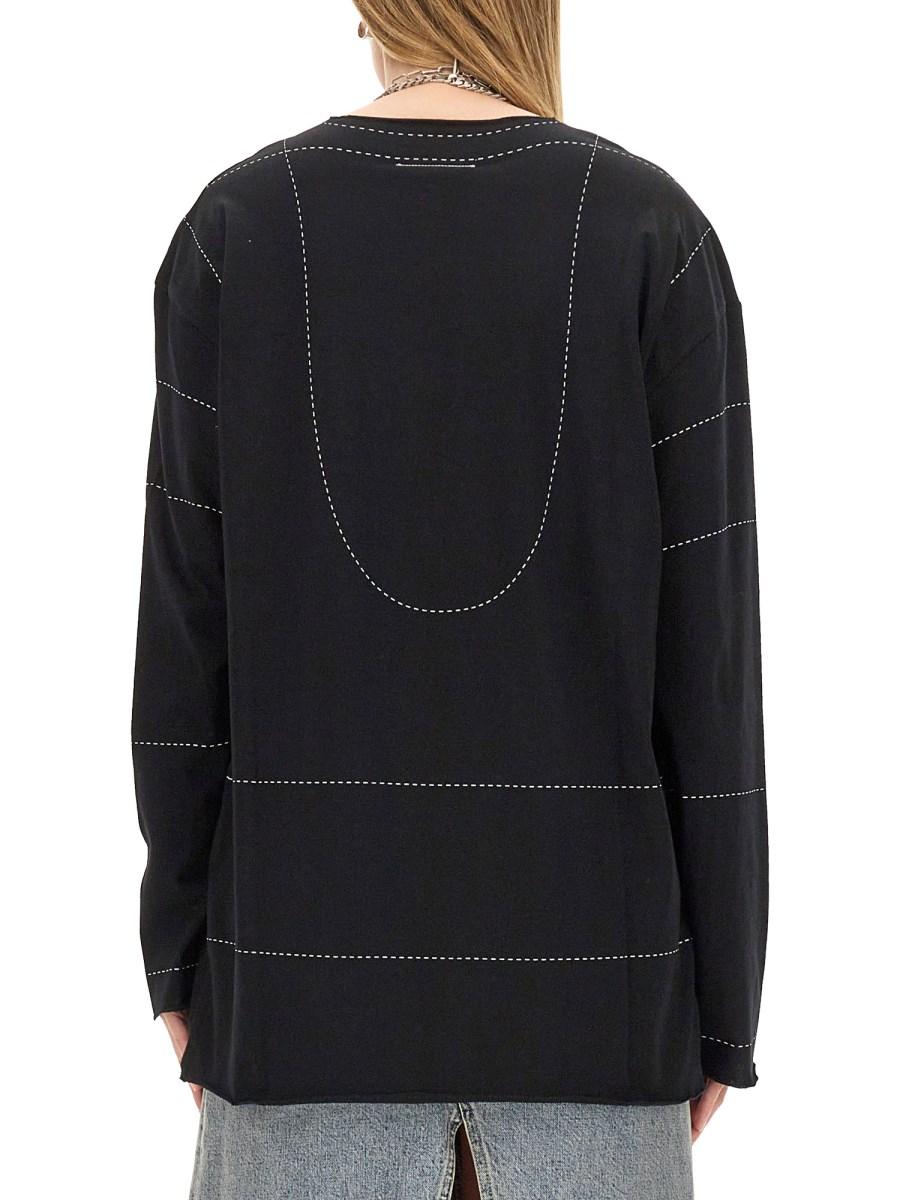 MM6 MAISON MARGIELA MAGLIA IN JERSEY