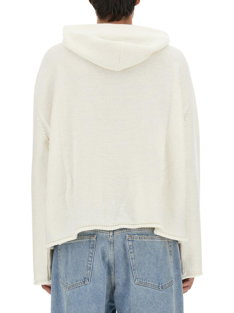 MM6 MAISON MARGIELA MAGLIA IN LANA CON LOGO