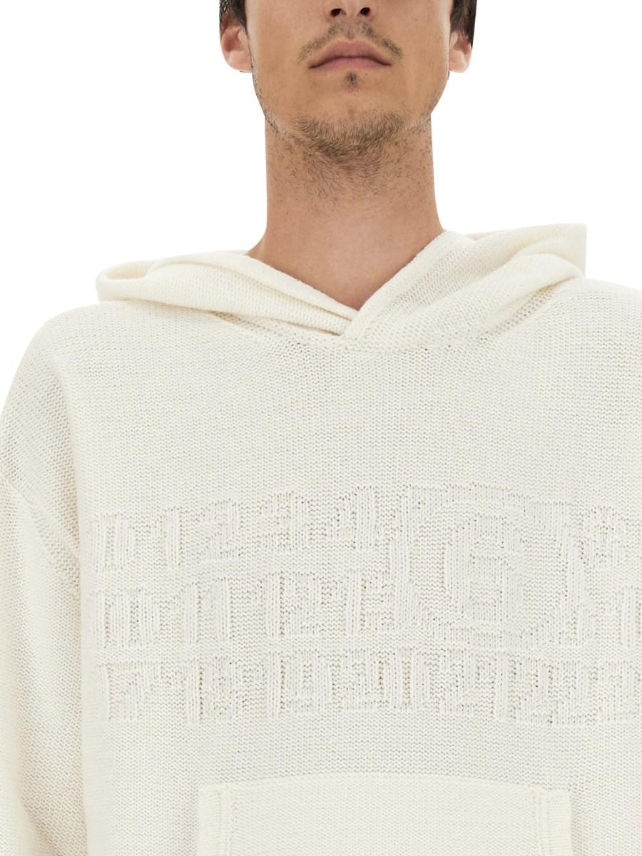 MM6 MAISON MARGIELA MAGLIA IN LANA CON LOGO