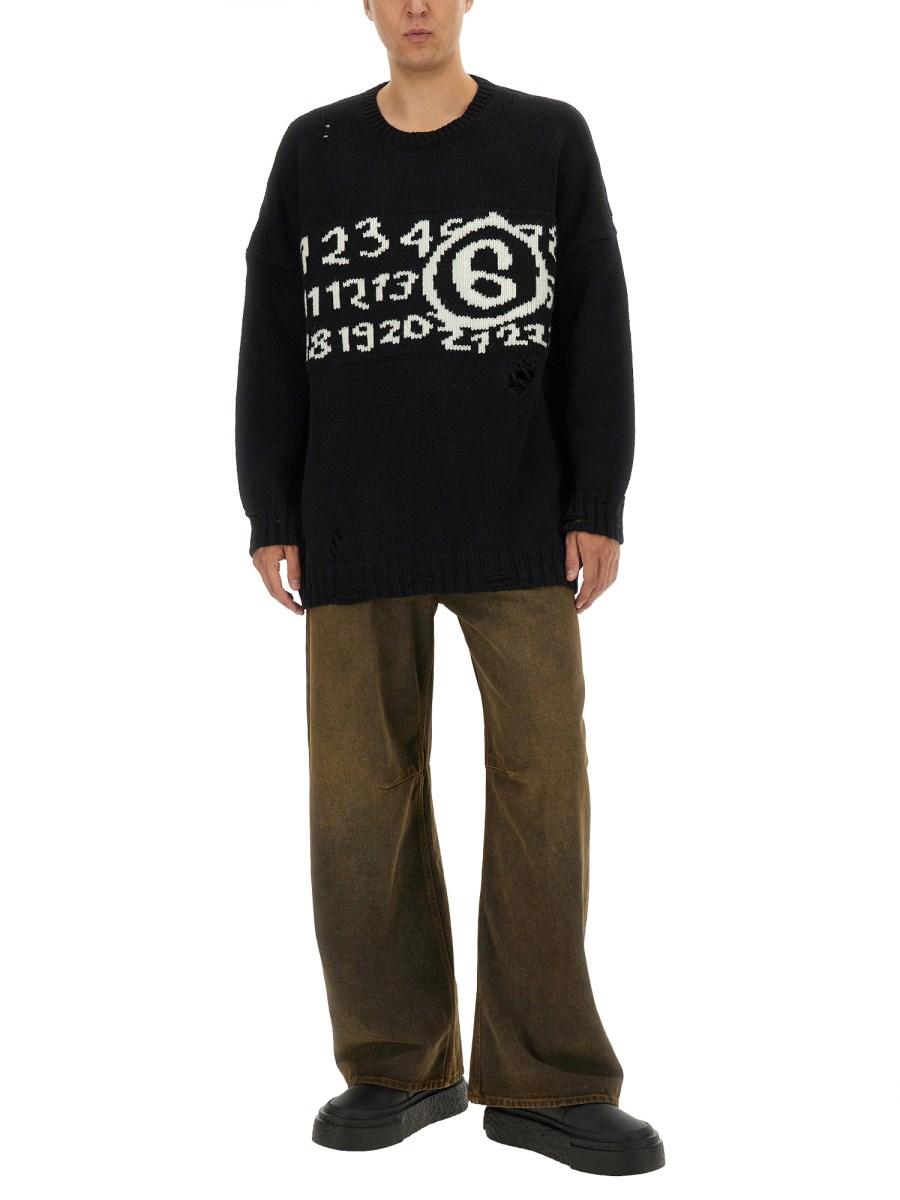MM6 MAISON MARGIELA MAGLIA NUMERIC