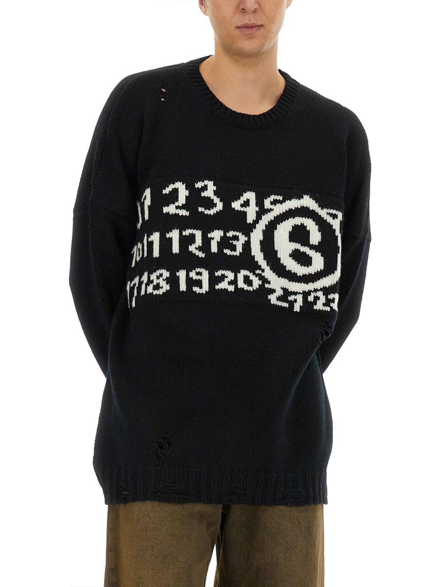 MM6 MAISON MARGIELA MAGLIA NUMERIC