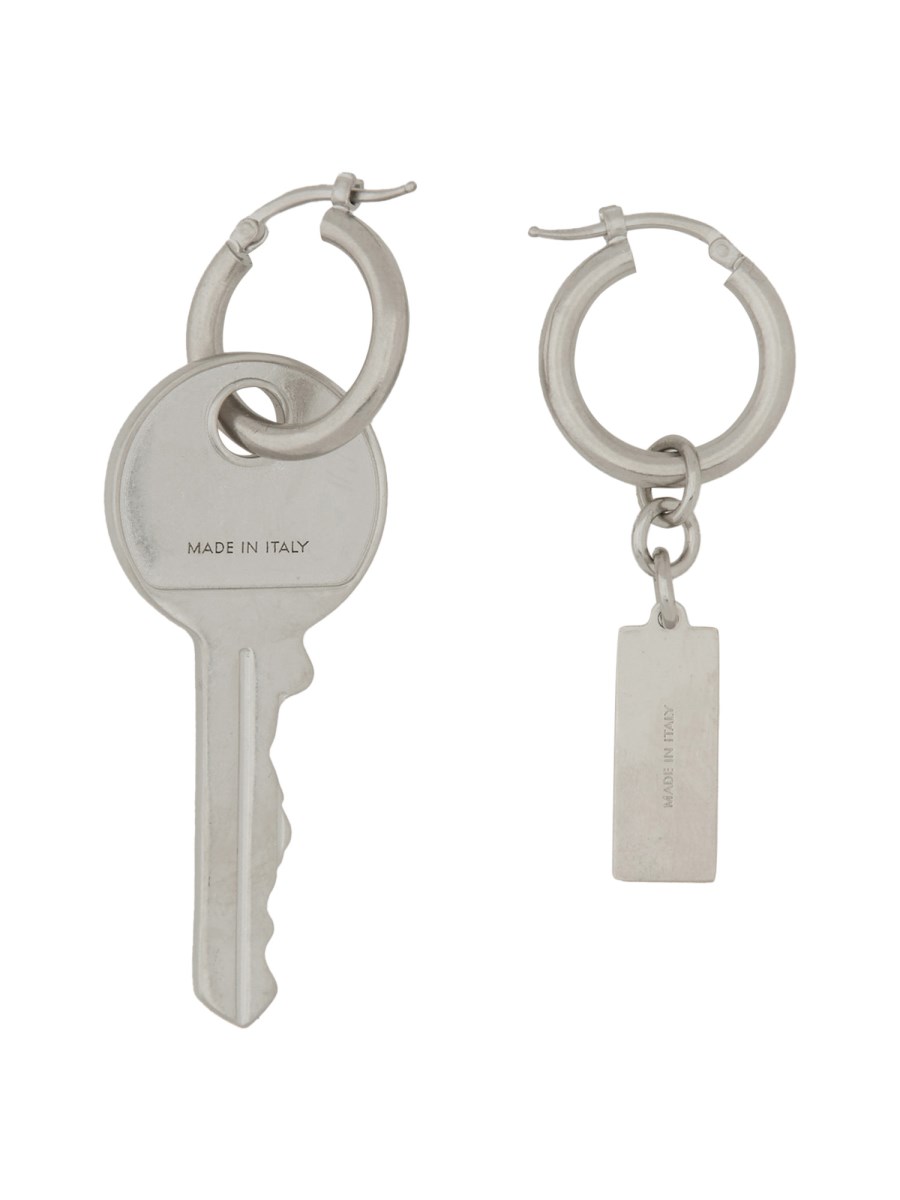 MM6 MAISON MARGIELA ORECCHINI TAG AND KEY