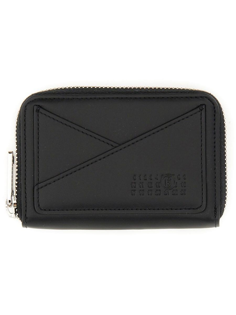 MM6 MAISON MARGIELA PORTAFOGLIO IN PELLE CON LOGO